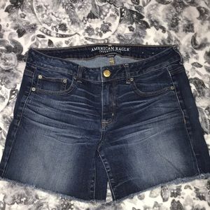 American Eagle Boy Midi Jean Shorts